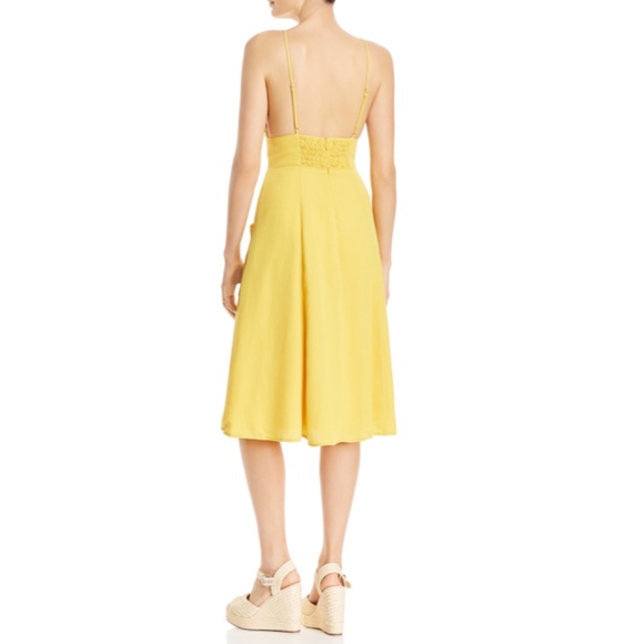 V-Neck Button Front Dress - Picture 2 of 7